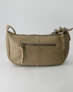 Ride Easy Round Shoulderbag Umhängetasche in Beige