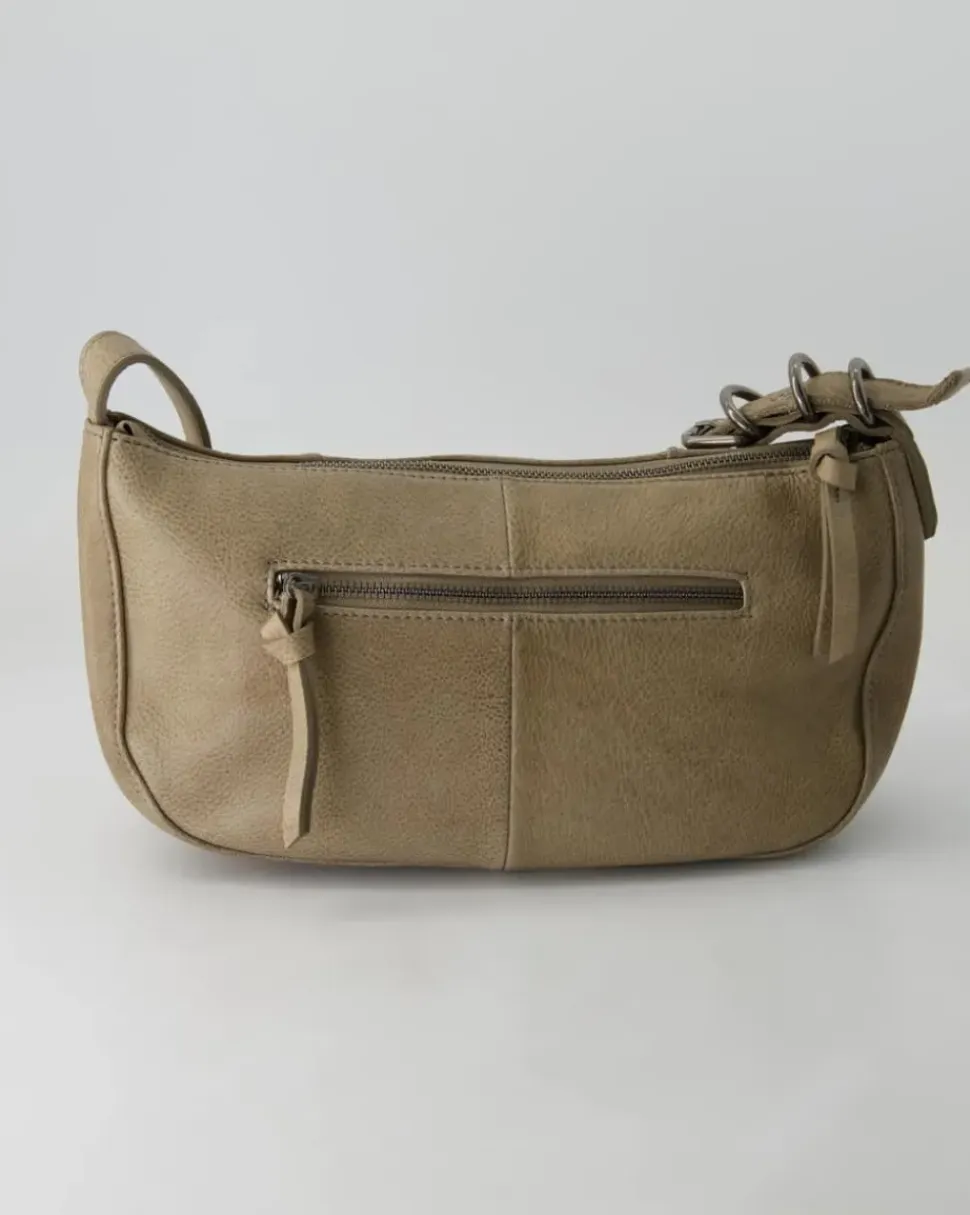 Ride Easy Round Shoulderbag Umhängetasche in Beige
