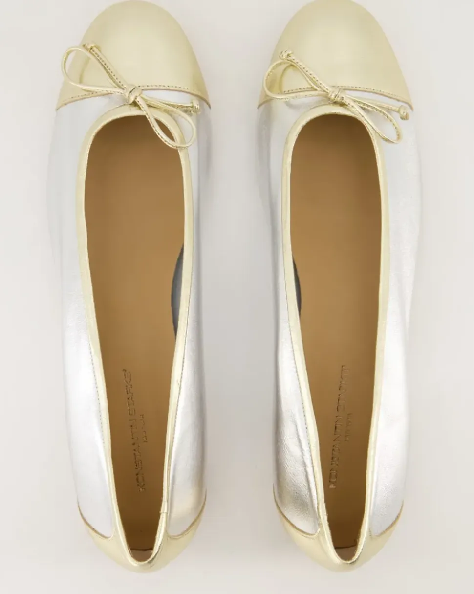 Roon Ballerinas in Gold