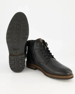 Rostolo-701-Tex Stiefeletten in Schwarz