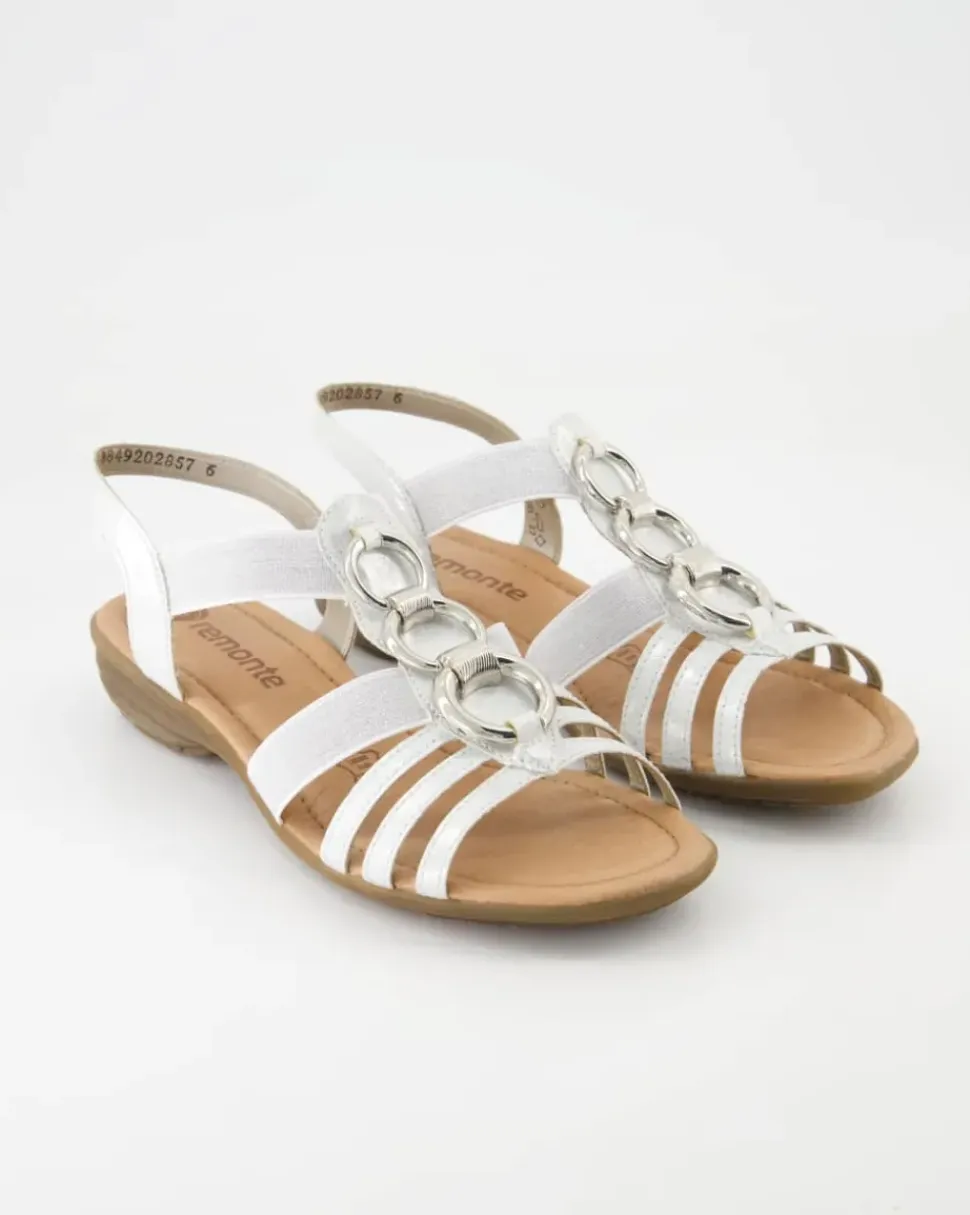R3605-80 Sandalen in Silber