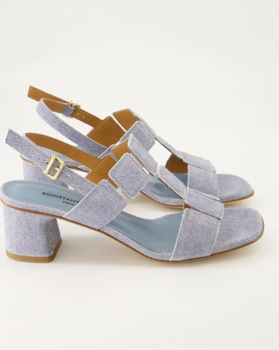 604 Sandalen in Blau