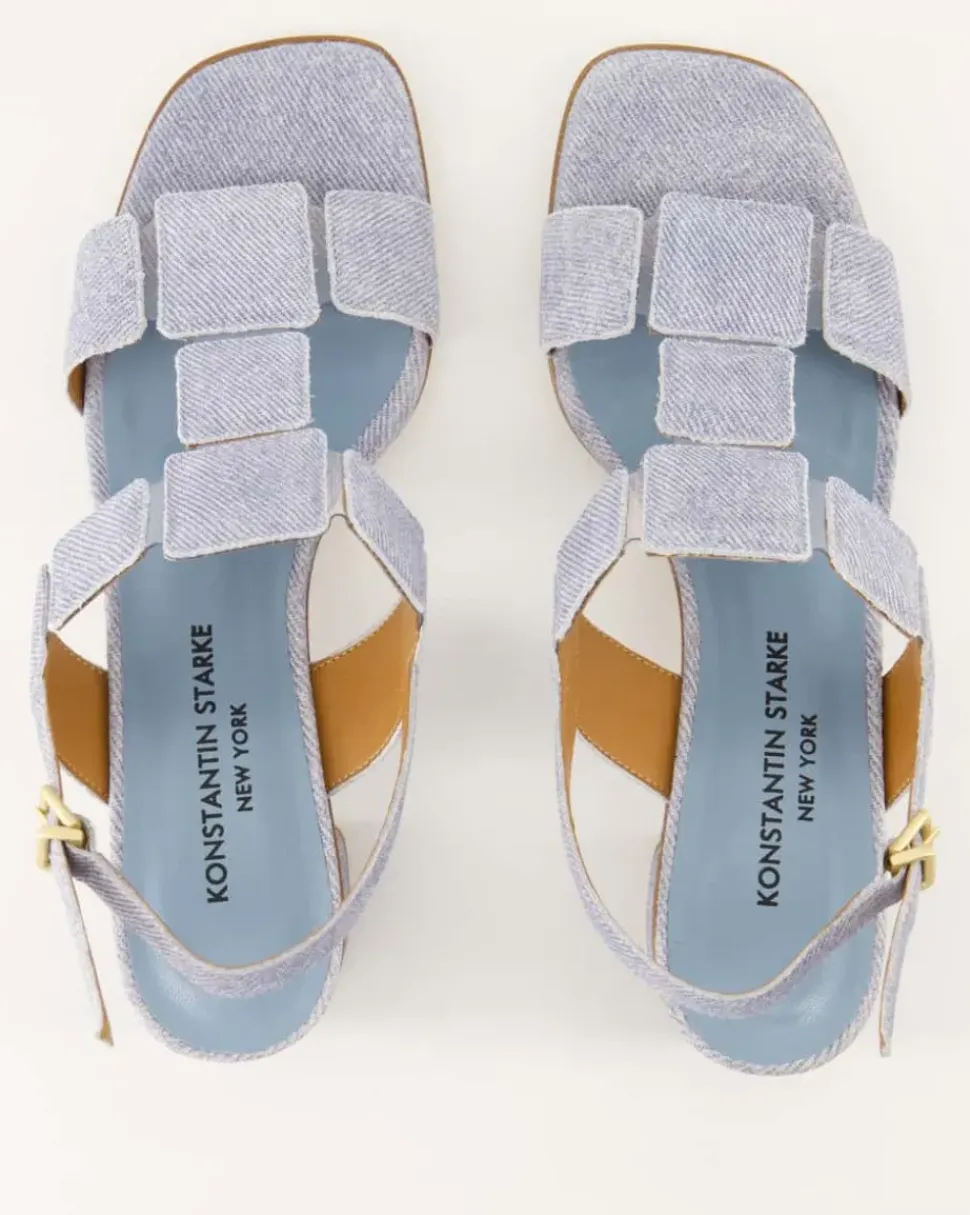 604 Sandalen in Blau