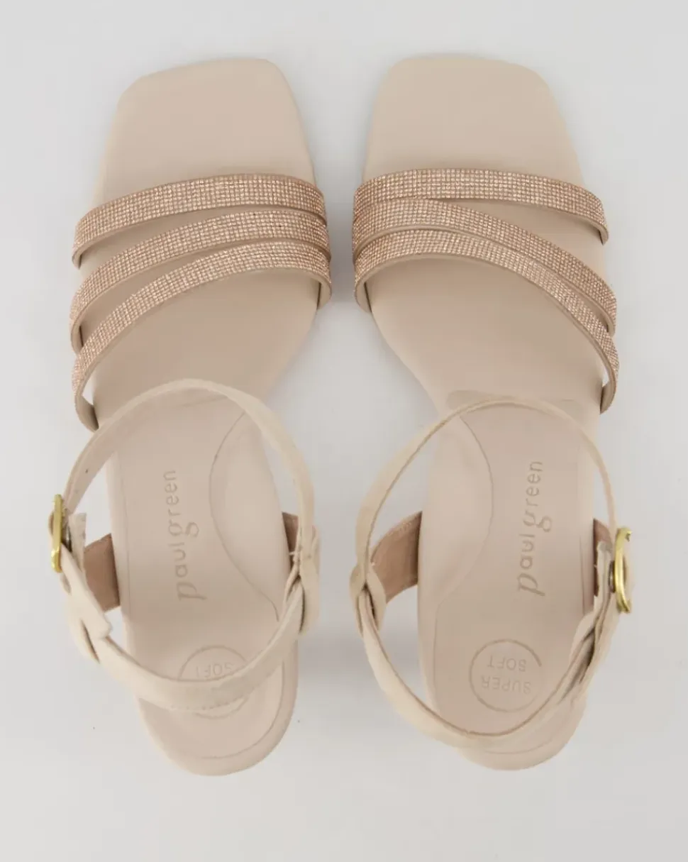 6058-013 Sandalen in Roségold