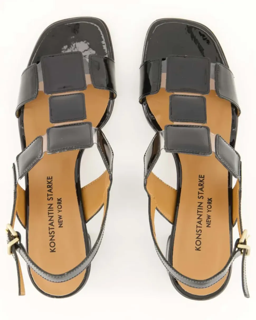 604-102 Sandalen in Schwarz