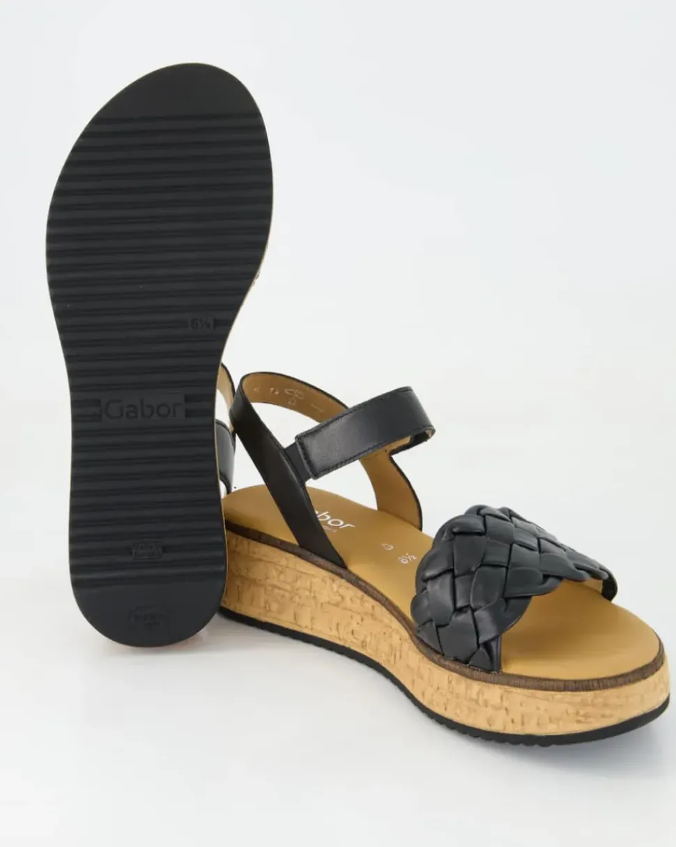 62.829.57 Sandalen in Schwarz