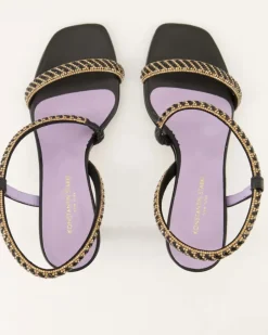5196 Sandalen in Schwarz