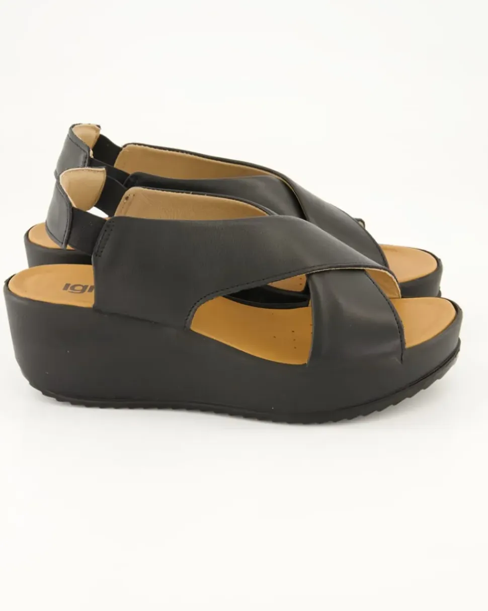 5668866/7665700 Sandalen in Schwarz