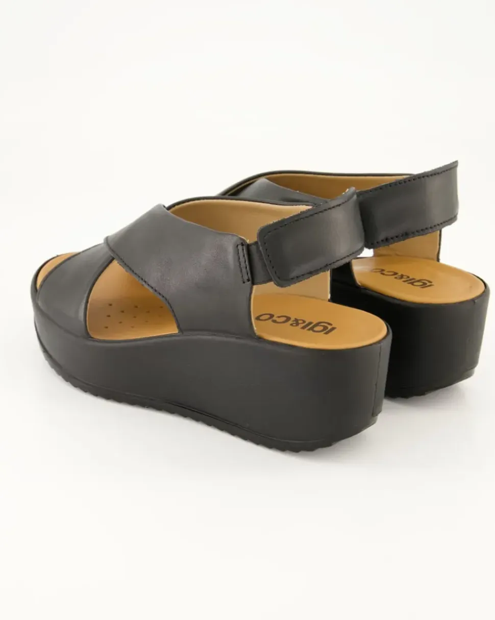 5668866/7665700 Sandalen in Schwarz