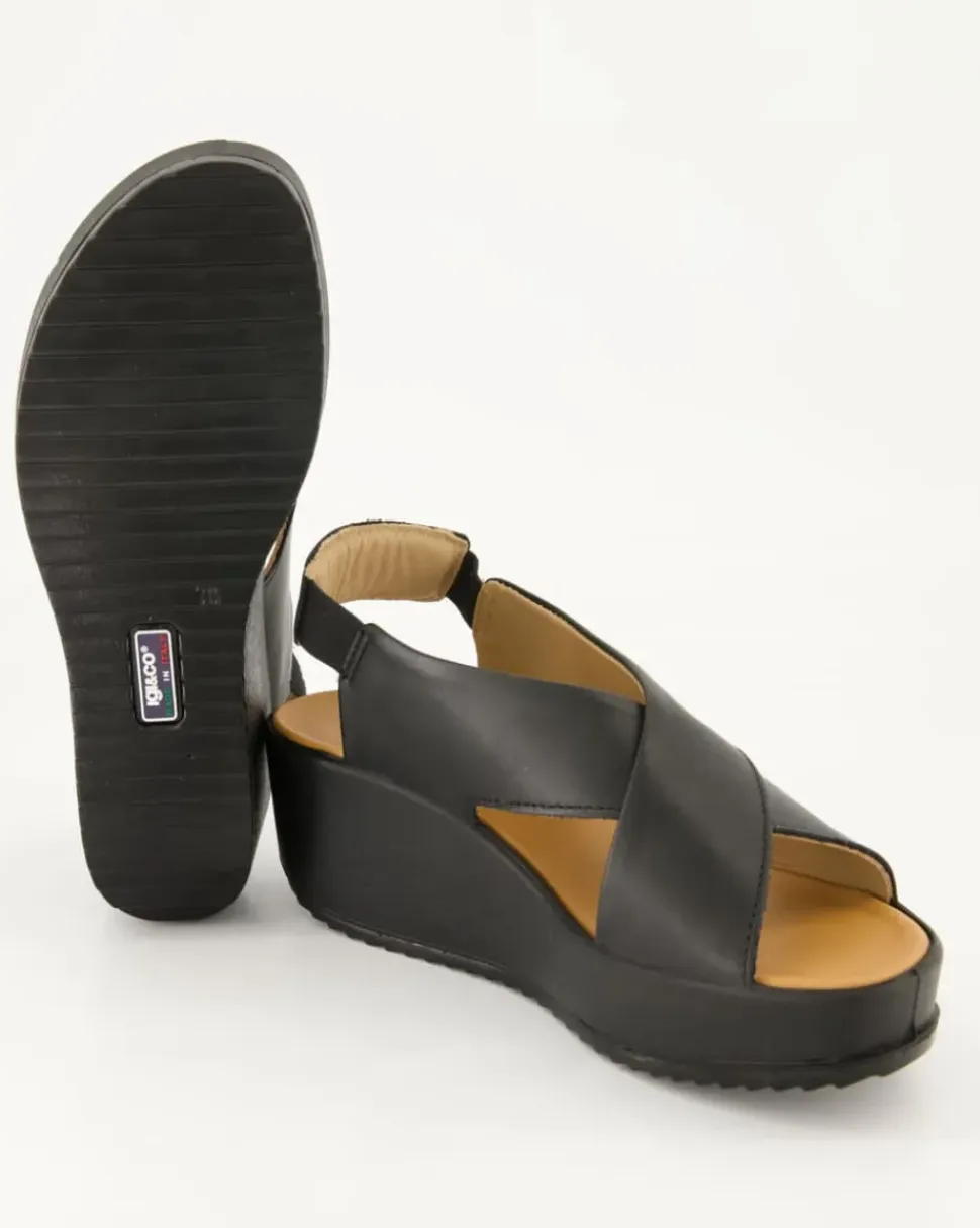 5668866/7665700 Sandalen in Schwarz