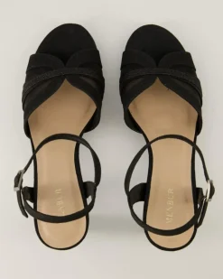 24279 Sandalen in Schwarz