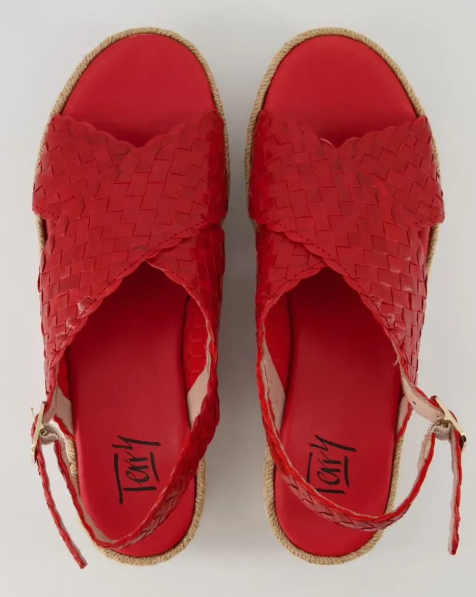Sandale Sandalen in Rot
