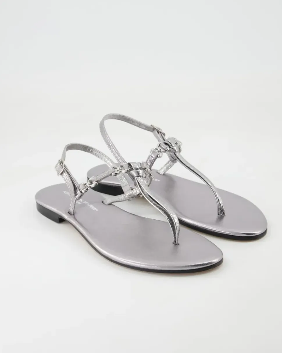 Sandale Sandalen in Silber