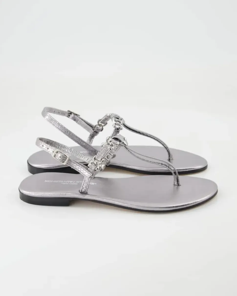Sandale Sandalen in Silber