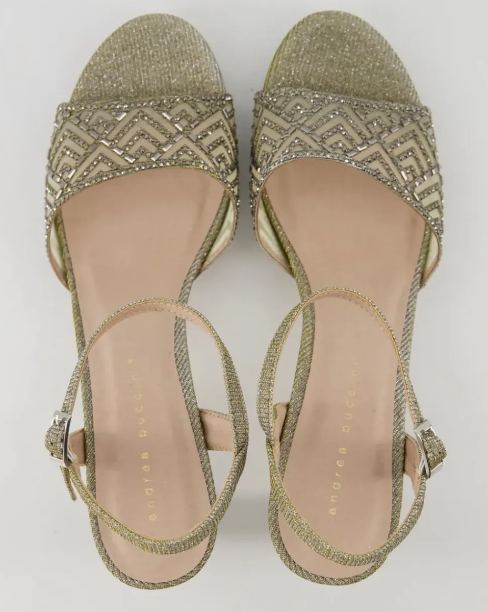 Sandale Sandalen in Silber