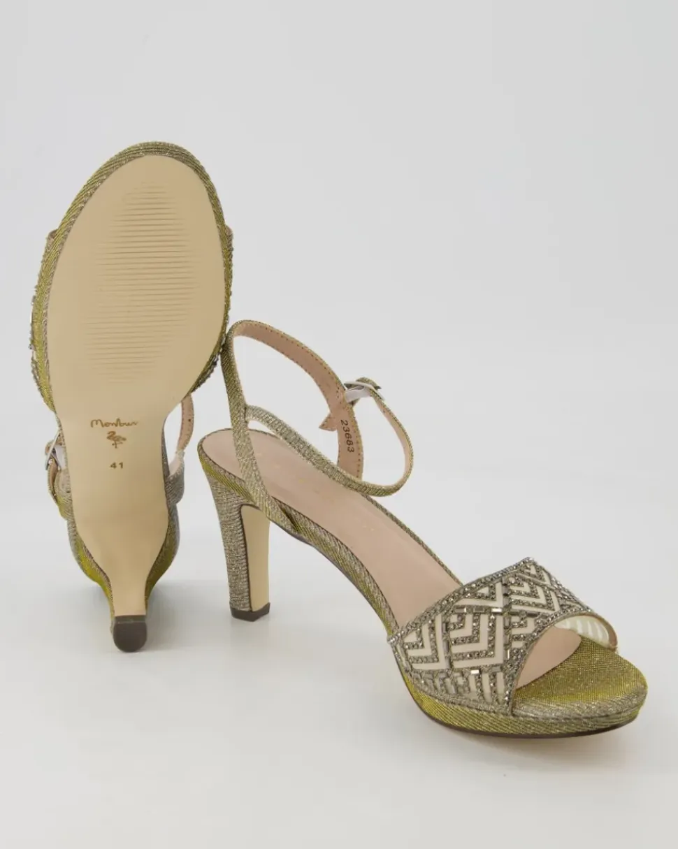Sandale Sandalen in Silber