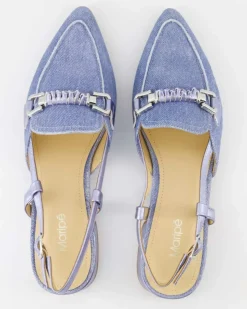 SANDRA Slingpumps in Blau