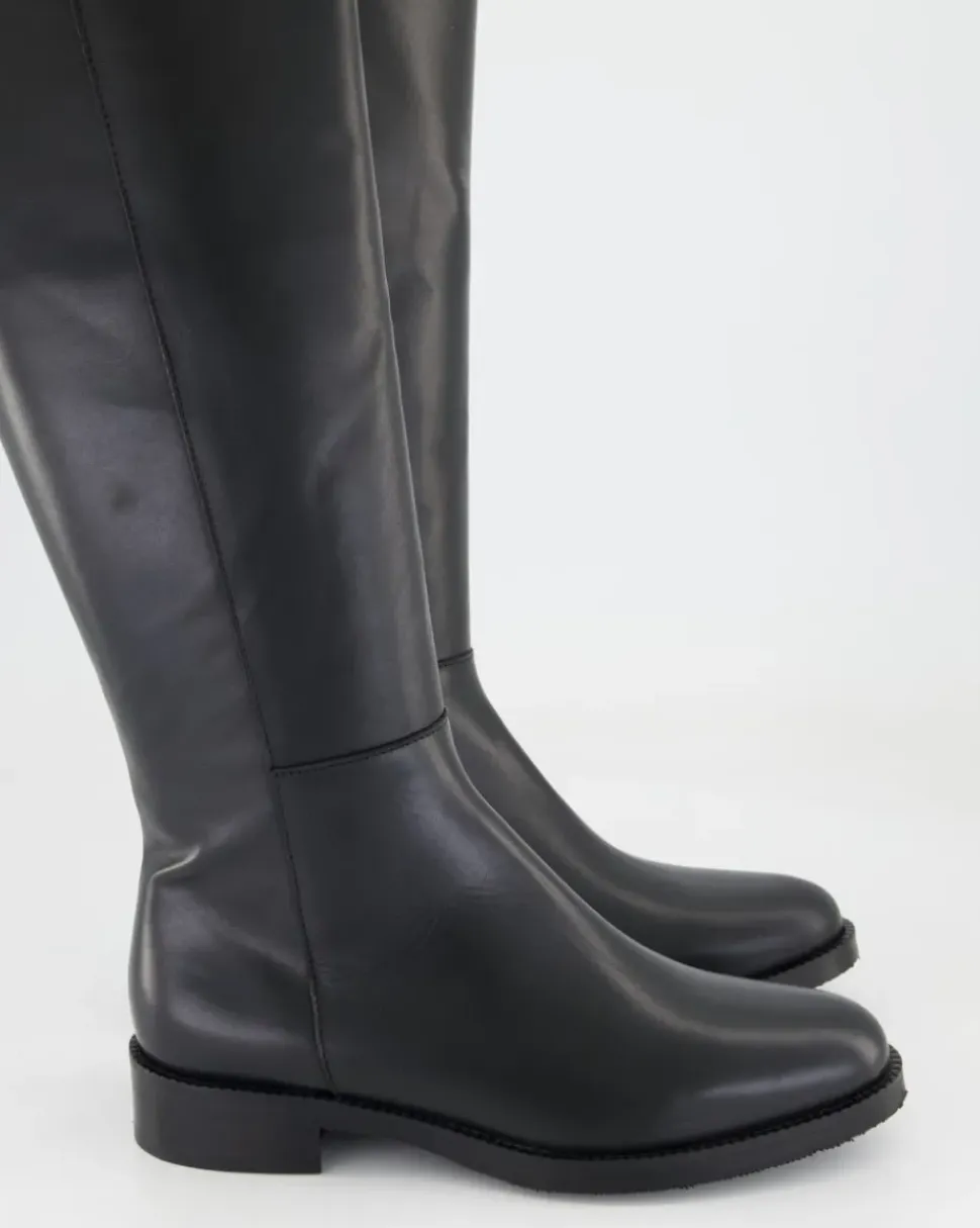 2074 Schaftstiefel in Schwarz