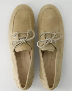 1136 Schnürschuhe in Beige