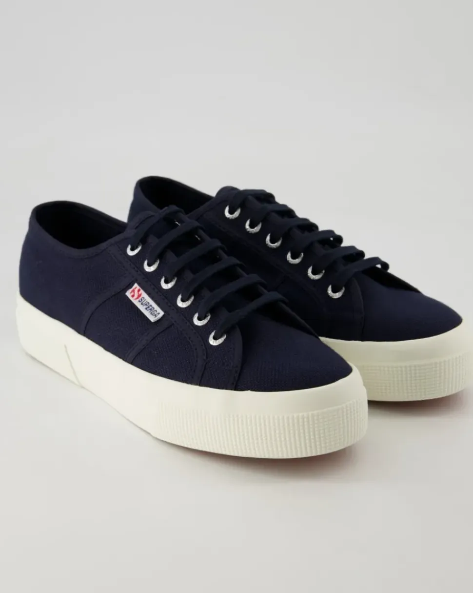 2740 Schnürschuhe in Blau