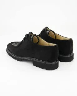 11615 Schnürschuhe in Schwarz