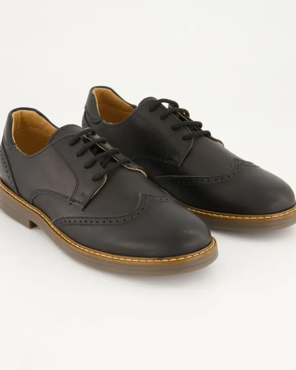 2300 Schnürschuhe in Schwarz