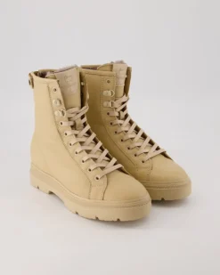 Schnürstiefelette Winterstiefel in Beige