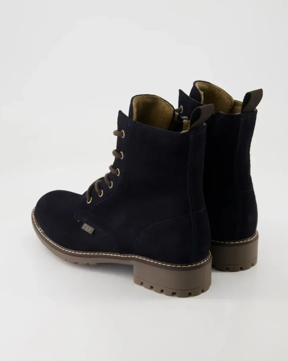 54-5157 Schnürstiefel in Blau