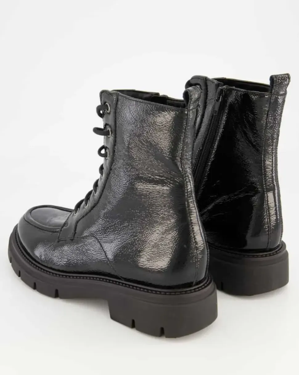 52257 Schnürstiefel in Schwarz