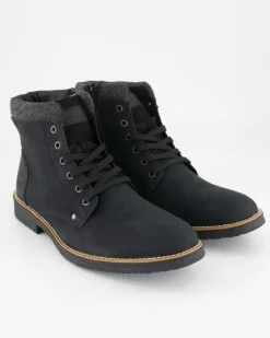 33640-01 Schnürstiefel in Schwarz