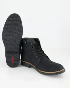 33640-01 Schnürstiefel in Schwarz