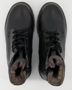 54-5508 Schnürstiefel in Schwarz
