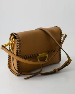 Schultertasche Temi Stitch Handtasche in Braun