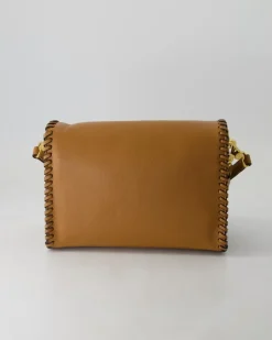 Schultertasche Temi Stitch Handtasche in Braun