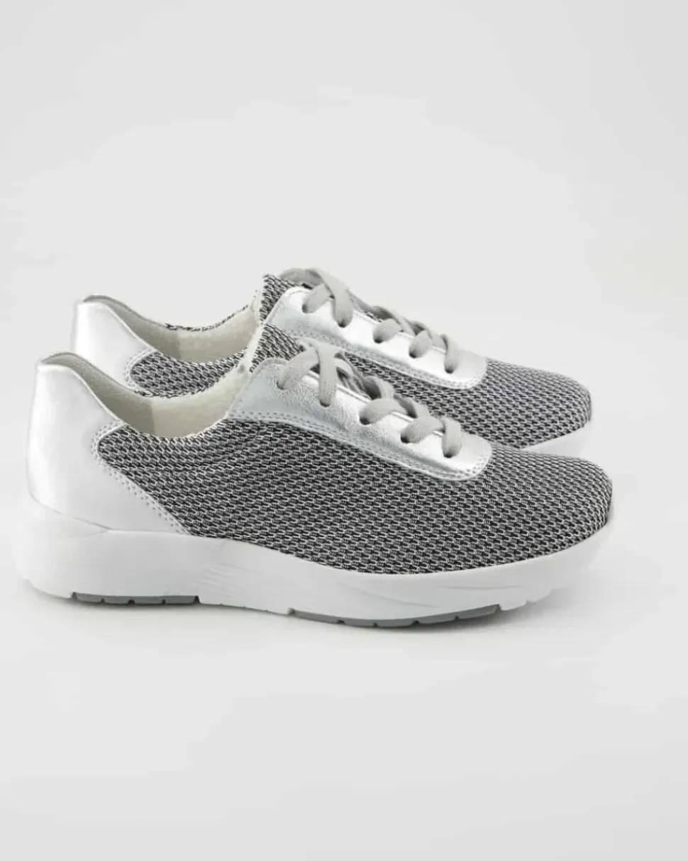 SIGGI Schnürschuhe in Silber