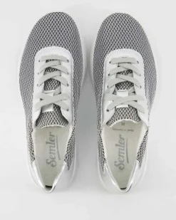 SIGGI Schnürschuhe in Silber