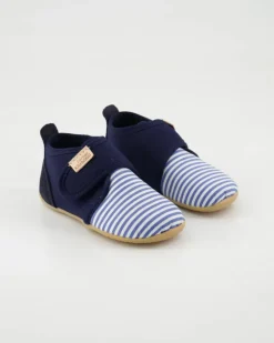 Sigi Streifchen Hausschuhe in Blau