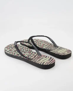 Slim Animals Zehentrenner in Schwarz