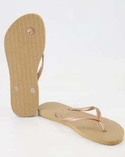 Slim Zehentrenner in Gold