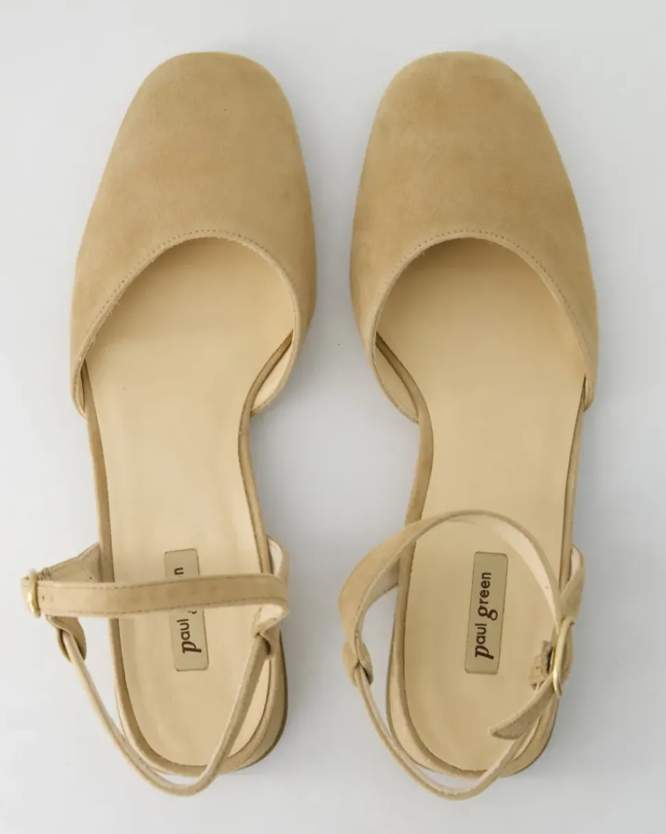 3843 Slingpumps in Beige