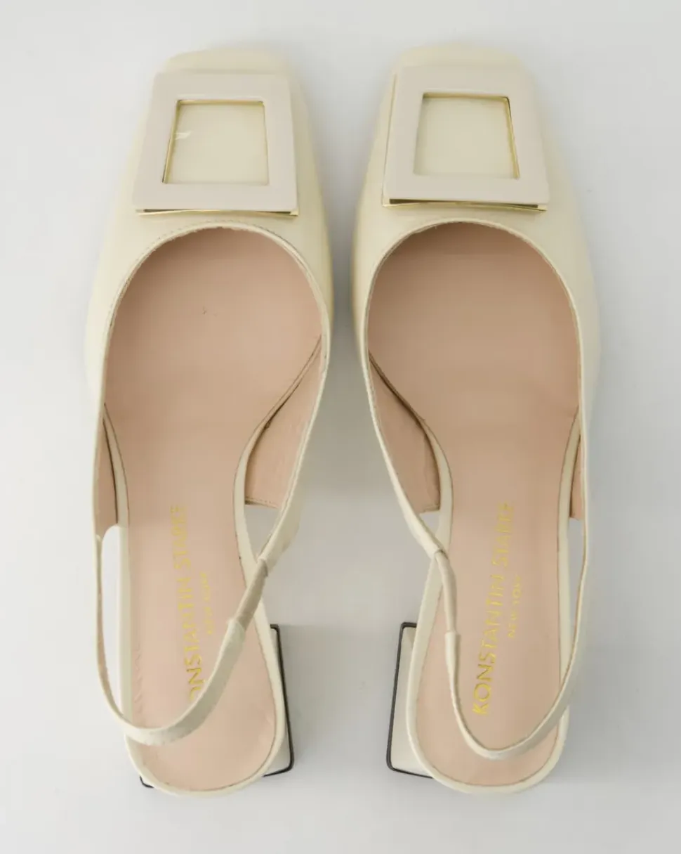6551 Slingpumps in Beige