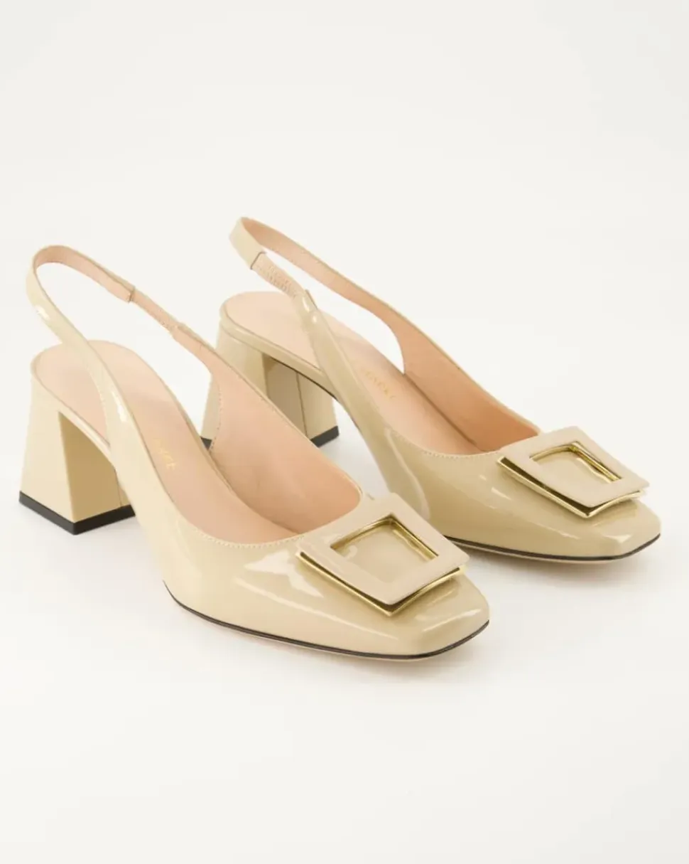 6551 Slingpumps in Beige