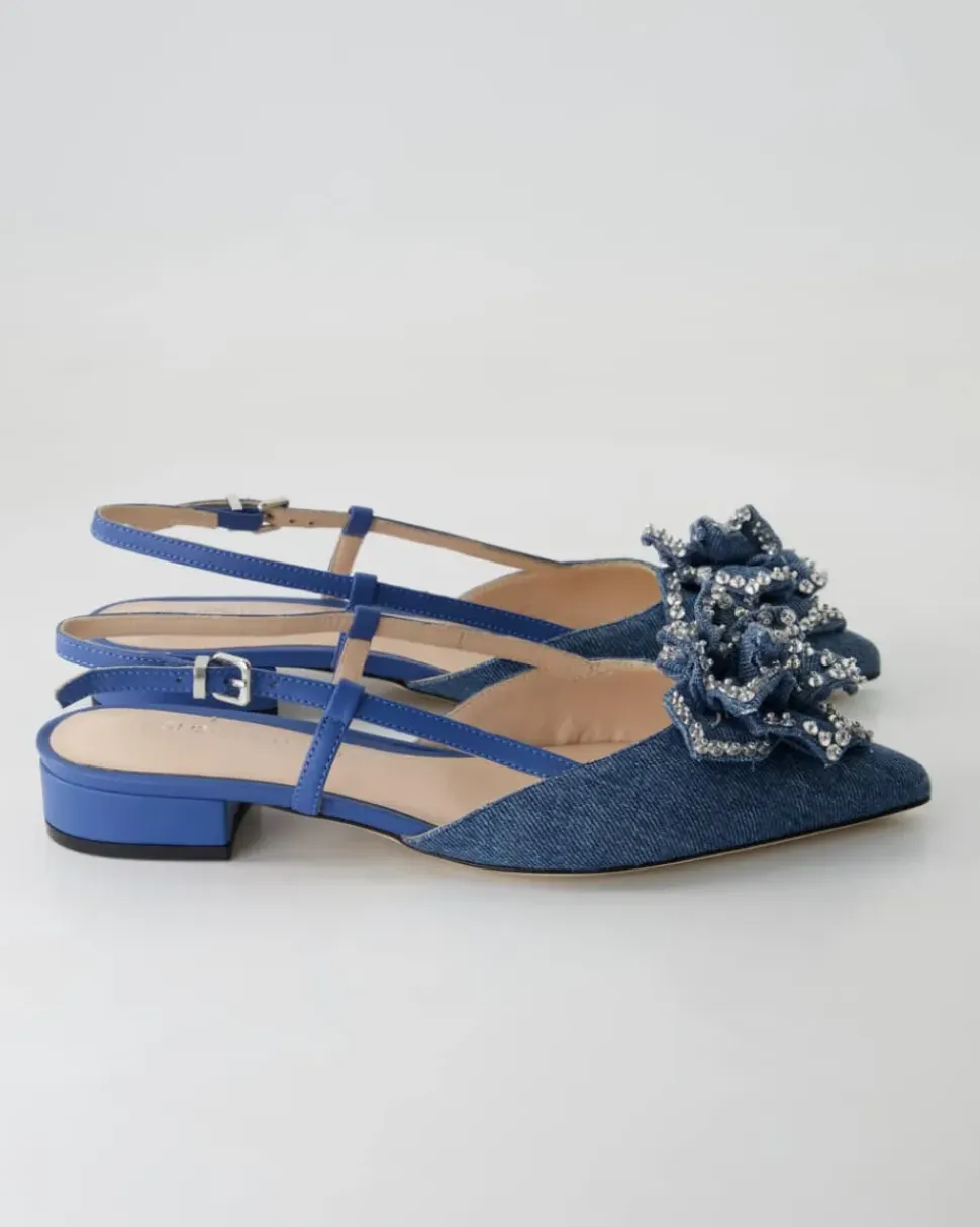 244 Slingpumps in Blau