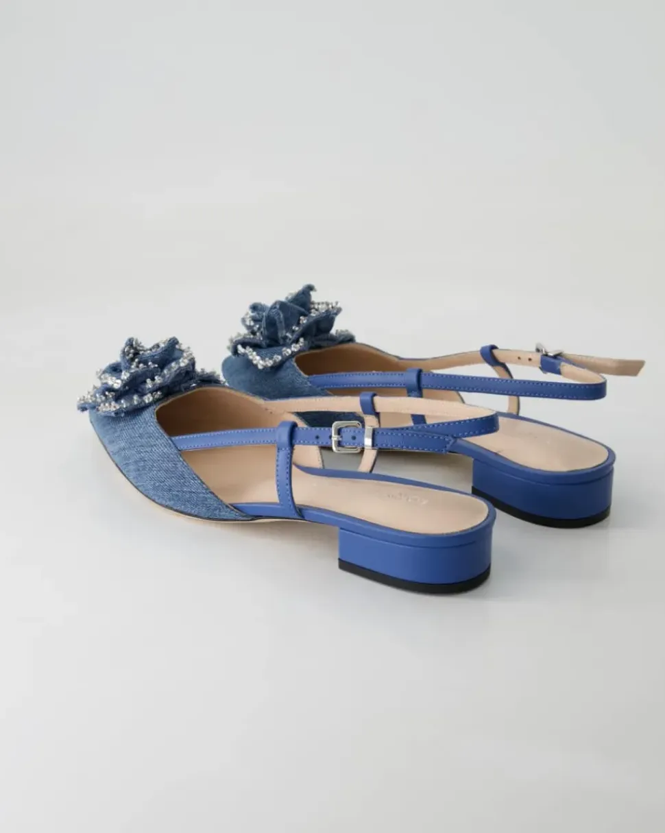 244 Slingpumps in Blau