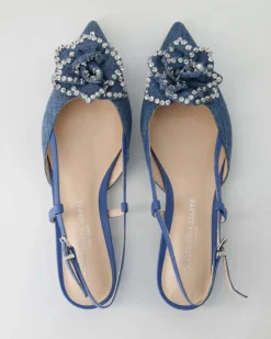 244 Slingpumps in Blau
