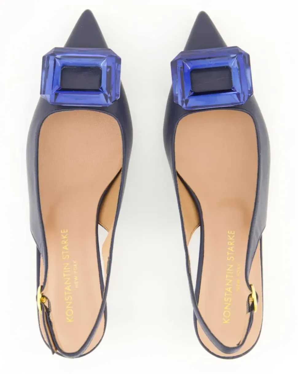 559 Slingpumps in Blau