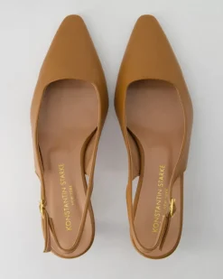 7023-330 Slingpumps in Braun