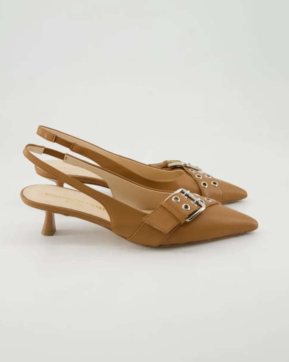 657-400/580 Slingpumps in Braun