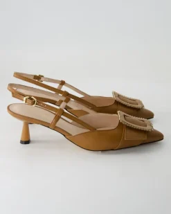 5580 Slingpumps in Braun