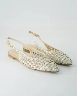 1969-775 Slingpumps in Gold